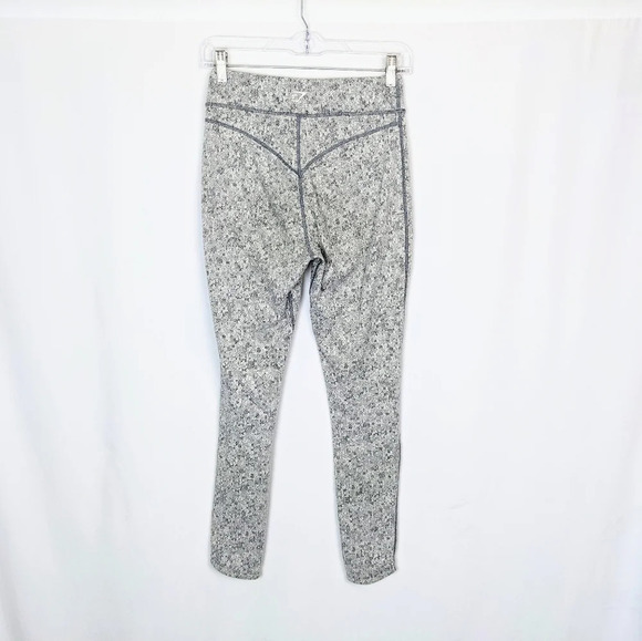 Gymshark Fit Fleur Texture Leggings Grey Marl High Waisted Full Length sz.S - Picture 11 of 13
